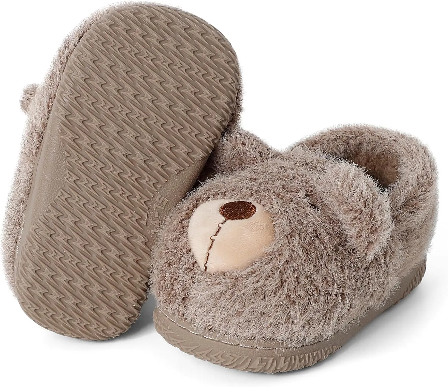 MK MATT KEELY Toddler Girls Bunny Slippers Winter Warm Shoes Rabbit House Soft Slippers