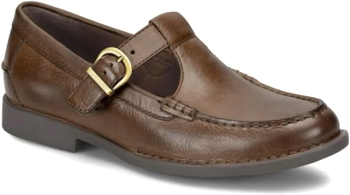 MOOMMO Women Vintage Flat Loafers Round Closed Toe Slip On Oxford Loafer Shoes Burnished Matte Flat Penny Loafers Buckle T-Strap Dressy Office Work Flats Comfy Daily Driver Loafer Flats Chic 4-11 M US