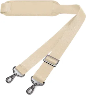 MOSISO 56 inch Shoulder Strap, Adjustable Thick Soft Universal Replacement Non-Slip Fit Padded with Metal Swivel Hooks for Laptop Shoulder Bag/Laptop Messenger Bag/Crossbody Bag, Khaki