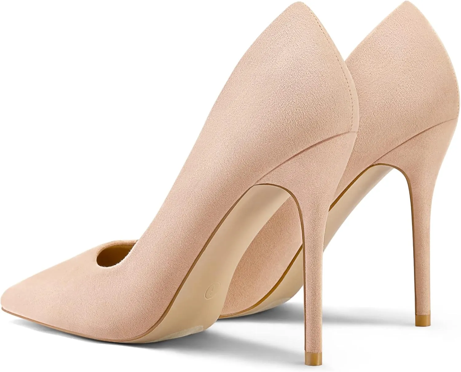 mysoft Women's High Heels Pumps Closed Pointed Toe Stiletto 4IN Heels Dress Wedding Shoes