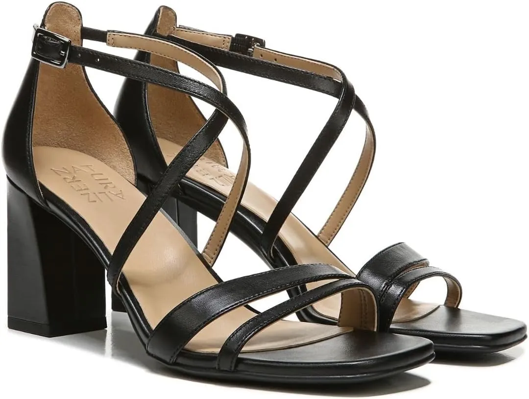 Naturalizer Women's Tiff Square Toe Block Heel Sandal