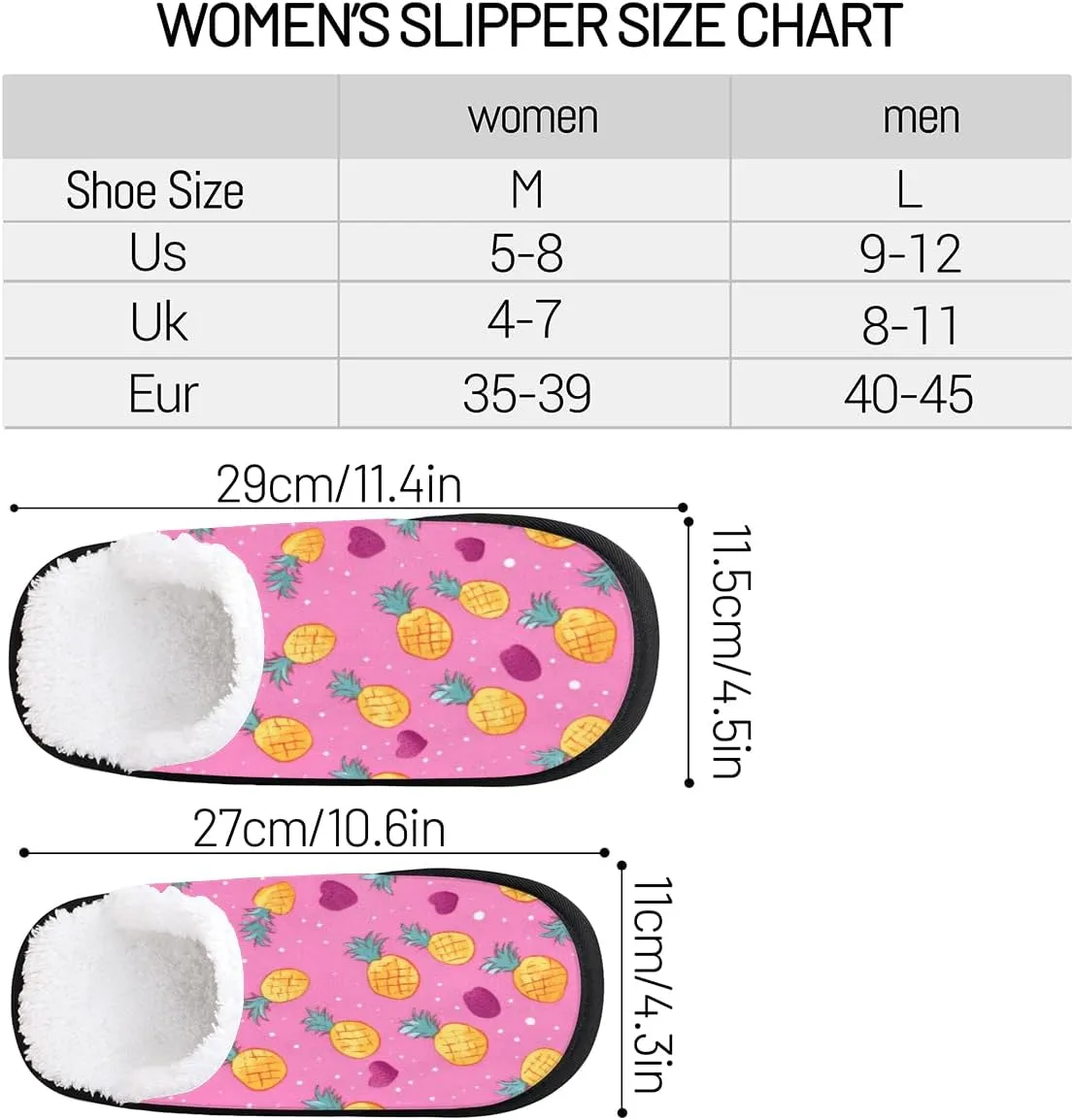 Nectarines Women's Indoor Bedroom Slippers Soft Fuzzy Slip On House Slippers for Winter Bedroom Outdoor