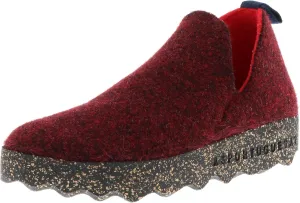 New Women's City Slip On Merlot Double 38