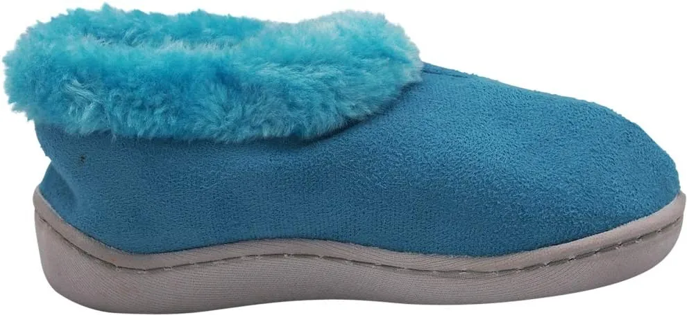 NORTY - Toddler Little Kid Big Kid Girls Fleece Memory Foam Slip On Indoor Slippers