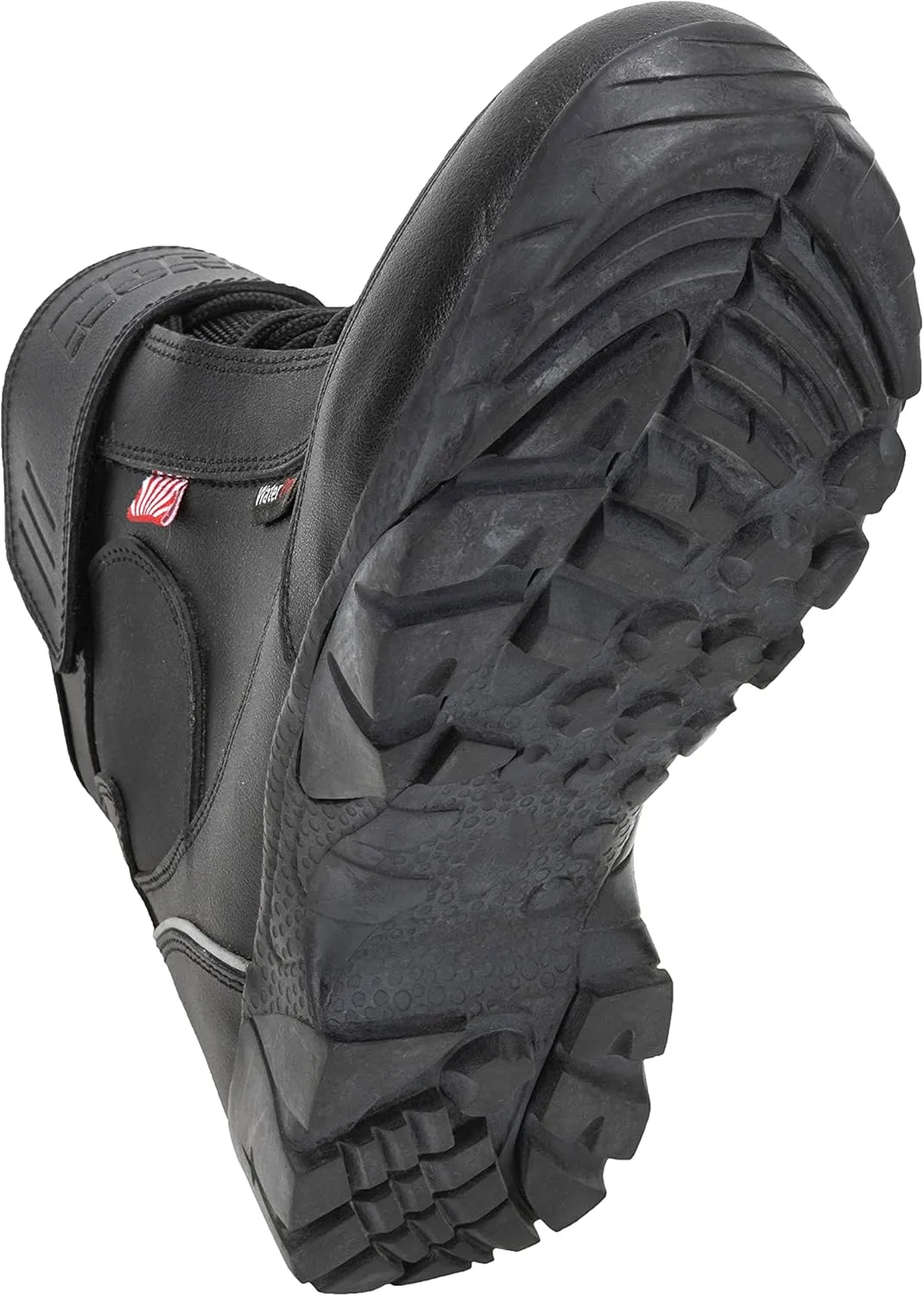 Noru Resu Waterproof Lace-Up Motorcycle Boot with Steel Shank and Slip-Resistant Sole
