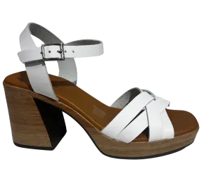 Oh My Sandals Ladies Block High Heel Sandal 5398
