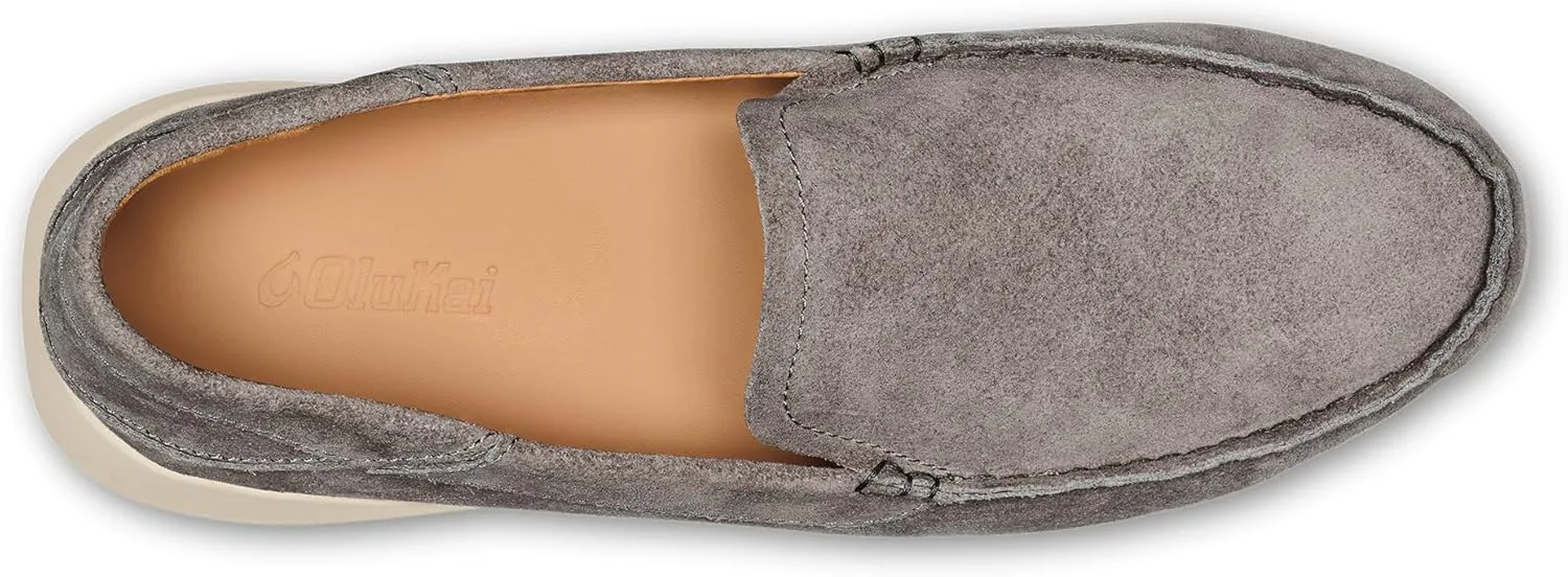 OLUKAI Ka'a Loafer Men's Premium Shoe, Premier Italian Suede Materials & Craftsmanship, Sleek & Contemporary Look, Comfortable Fit & All-Day Support