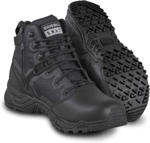 Original S.W.A.T. Unisex-Adult Alpha Fury 6" Side Zip Leather Toe Waterproof WP PT