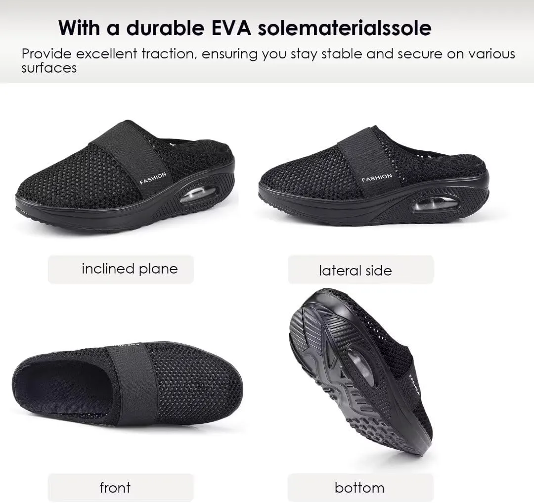 Orthopedic Shoes for Women,Slip-On Walking Shoes,Arch-Support for Women Shoes with Real Air Cushion Reduce Foot Fatigue