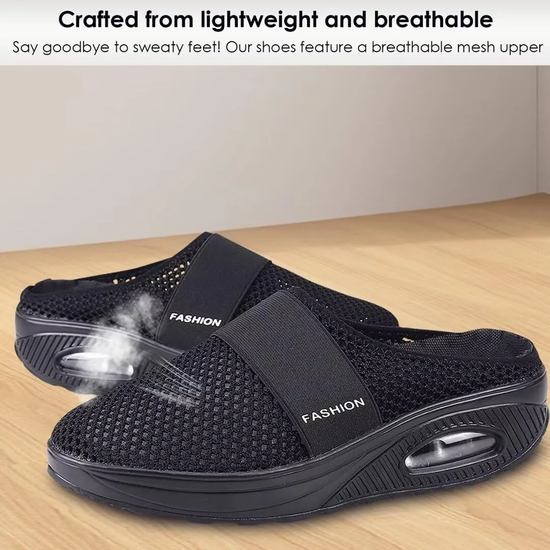 Orthopedic Shoes for Women,Slip-On Walking Shoes,Arch-Support for Women Shoes with Real Air Cushion Reduce Foot Fatigue