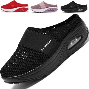 Orthopedic Shoes for Women,Slip-On Walking Shoes,Arch-Support for Women Shoes with Real Air Cushion Reduce Foot Fatigue