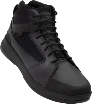 OTB T-Kool Mid Tactical Boots for Men and Women – Lightweight, Breathable, All-Terrain Combat Boots with Slip-Resistant Sole, Men’s Low-Viz Boot, Black Leather