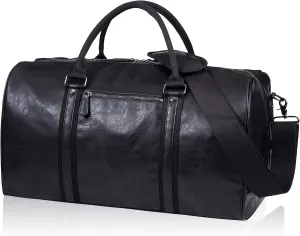 Oversized Duffle Travel Bag Waterproof Leather Weekend Bag Large Carry On Large Carry On Hangbag for Mens or Women