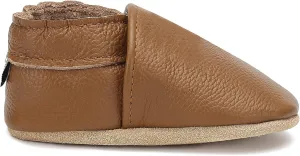 OWLOWLA Soft Sole Baby Shoes Leather Baby First Walking Crib Shoes Slip-on Baby Moccasins Infant Toddler Pre-Walker Shoes for Boy Girl