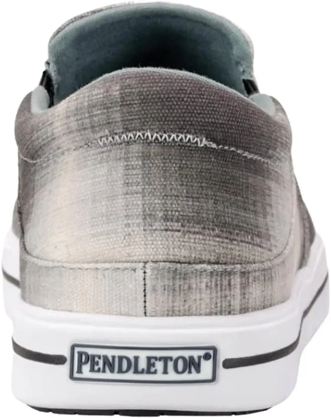 PENDLETON Men's Round Toe Slip-On Shoes - 100% Cotton Canvas with Biodegradable Midsole & Cushioned Footbed