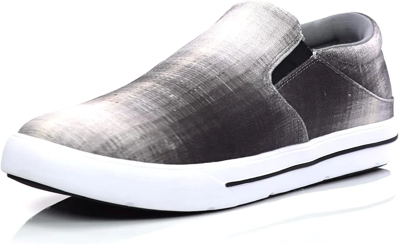 PENDLETON Men's Round Toe Slip-On Shoes - 100% Cotton Canvas with Biodegradable Midsole & Cushioned Footbed