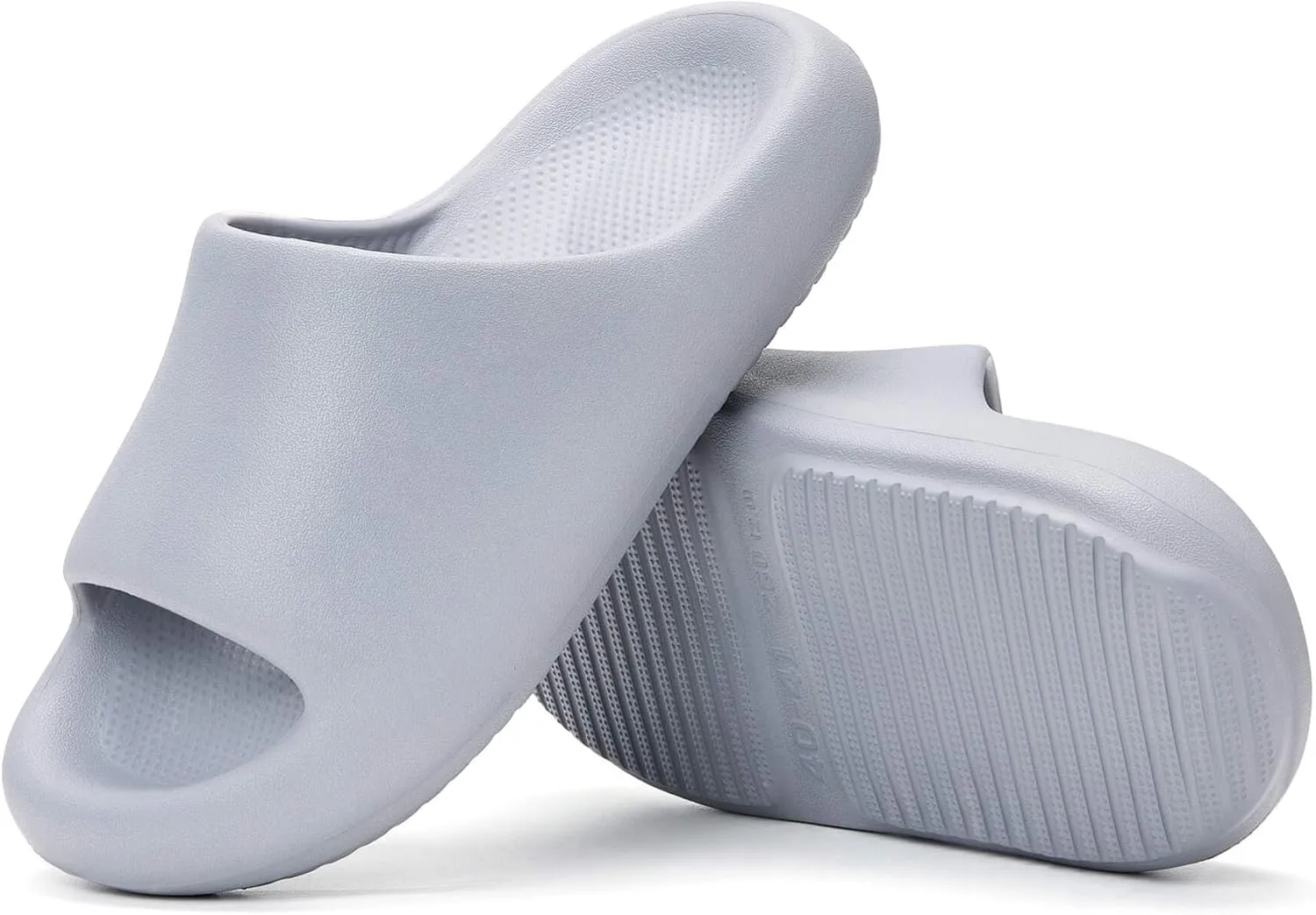 Pillow Slippers for Women and Men, Cloud Slides Shower Sandals House Shoes, Comfy and Cushioned Thick Sole