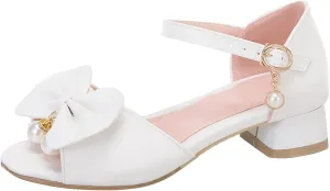 Princess Costumes Shoes, Cosplay Birthday Party Dress Up Sandals for Girls, Toddler or Kids Wedding Sandals