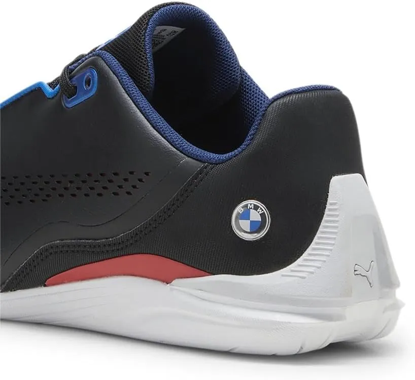 PUMA Men's BMW Motorsport Drift Cat Decima Shoes, Black-Pop Red-White, 9