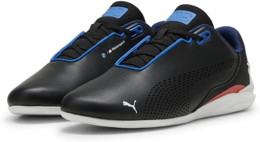 PUMA Men's BMW Motorsport Drift Cat Decima Shoes, Black-Pop Red-White, 9