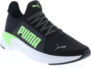 PUMA Softride Premier Slip-On Men's Slip On, Puma Black/Fizzy Lime, 10 M