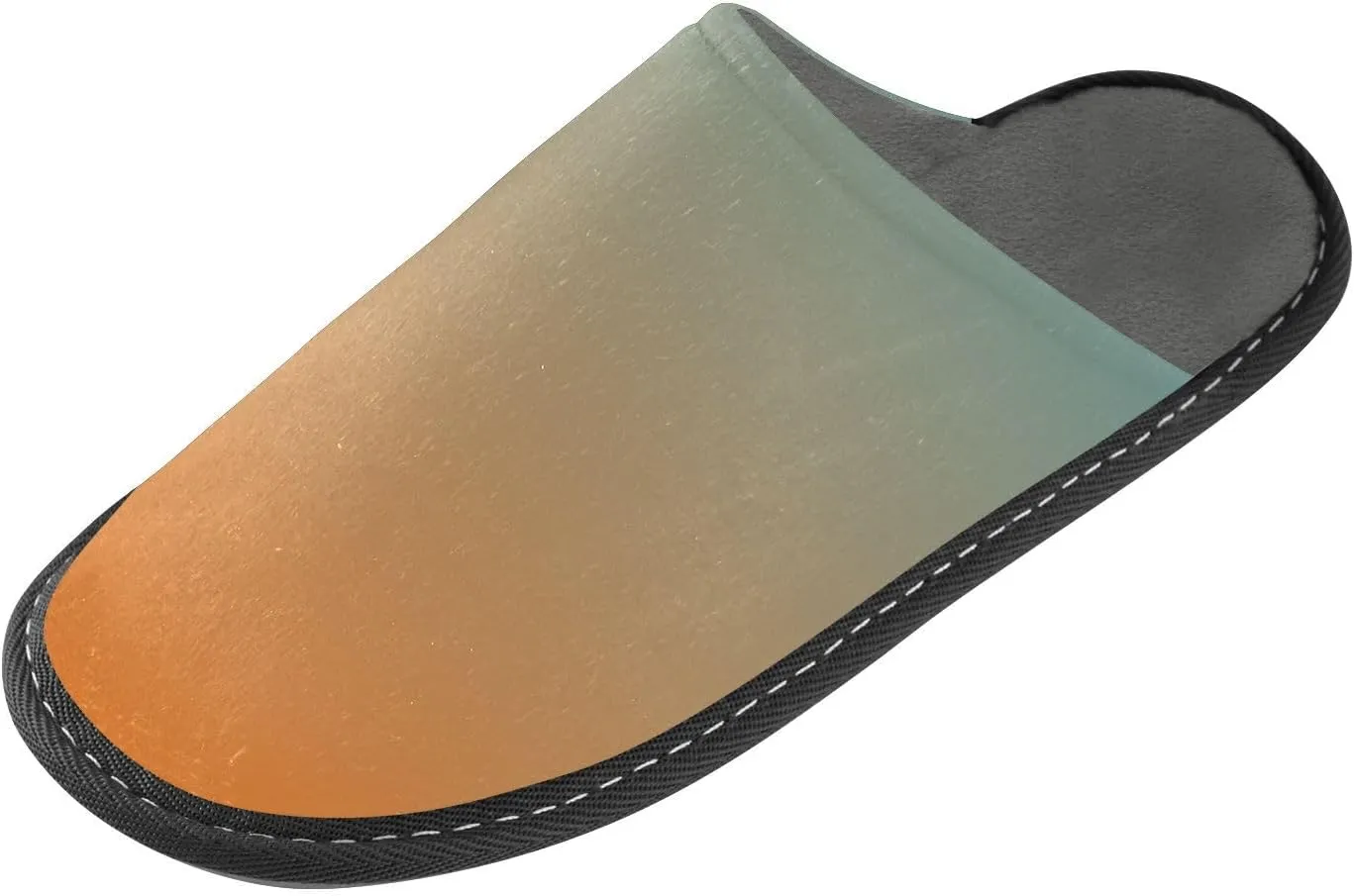 Purple Yellow Gradient House Slippers for Women Men Non-Slip Slip On Slippers