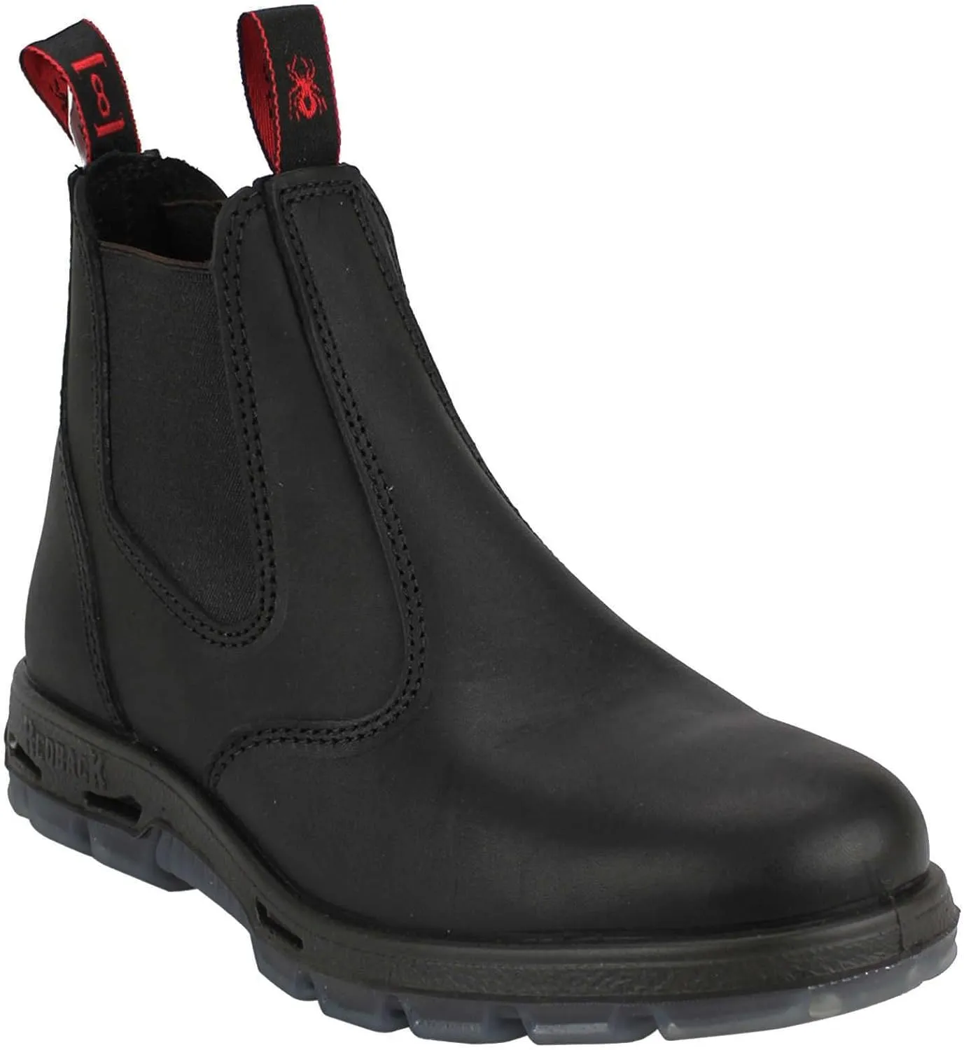 Redback UBBK Easy Escape Slip-On Soft Toe Black Redback Boot Size UK10.5 = US11.5