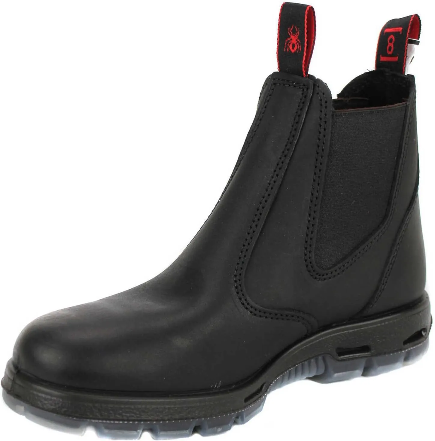 Redback UBBK Easy Escape Slip-On Soft Toe Black Redback Boot Size UK10.5 = US11.5