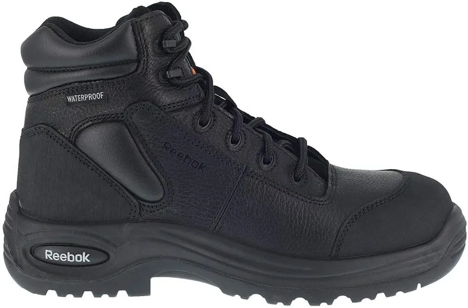 Reebok Work Men's RB6765 Trainex Safety Composite Toe 6" Waterproof Sport Boot Black Work