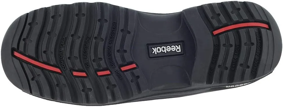 Reebok Work Men's RB6765 Trainex Safety Composite Toe 6" Waterproof Sport Boot Black Work