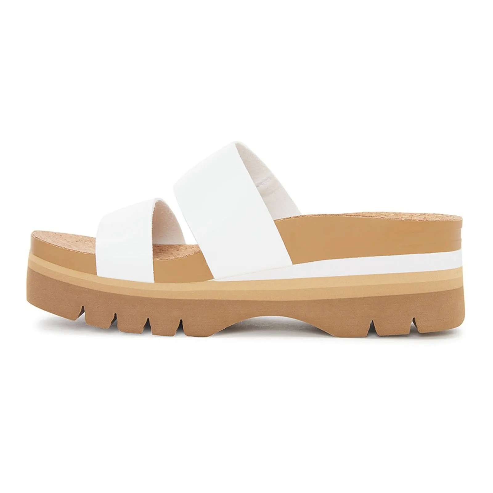 Reef Cushion Vista Higher Vegan Leather Women's Platform Sandals