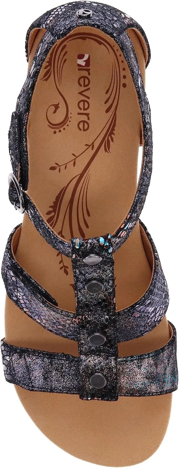 Revere Woman Nassau Leather Sandals