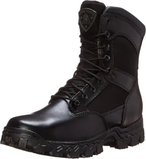 ROCKY Alpha Force Waterproof Public Service Boot, Black, Size 9(WI)