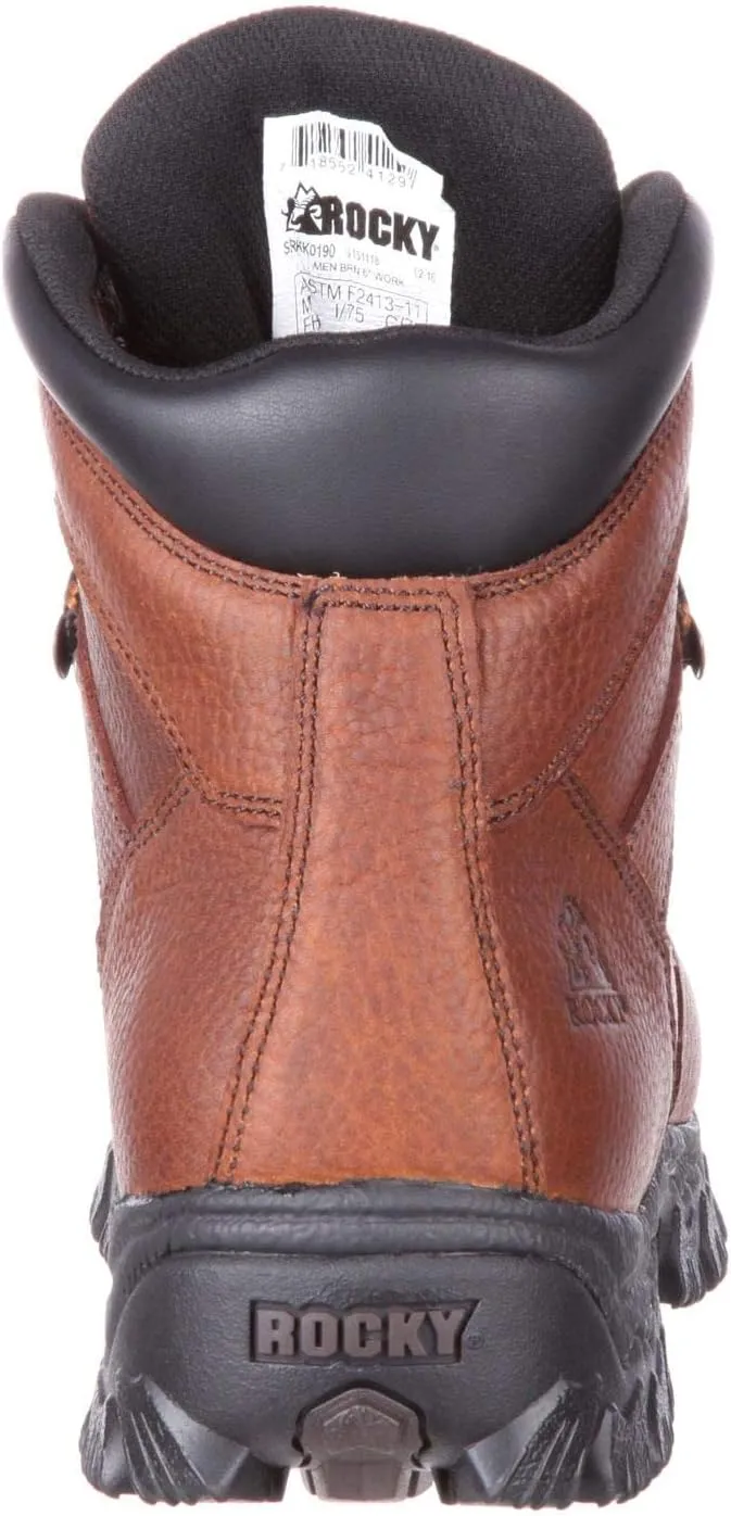 ROCKY Men's Alpha Force Steel Toe Fully Puncture-resista Construction Boot