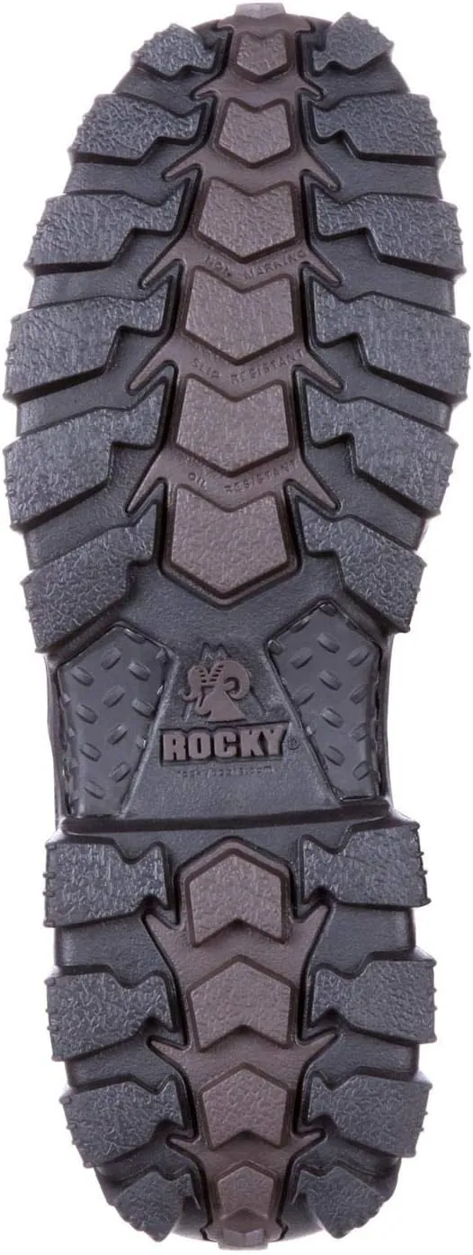 ROCKY Men's Alpha Force Steel Toe Fully Puncture-resista Construction Boot
