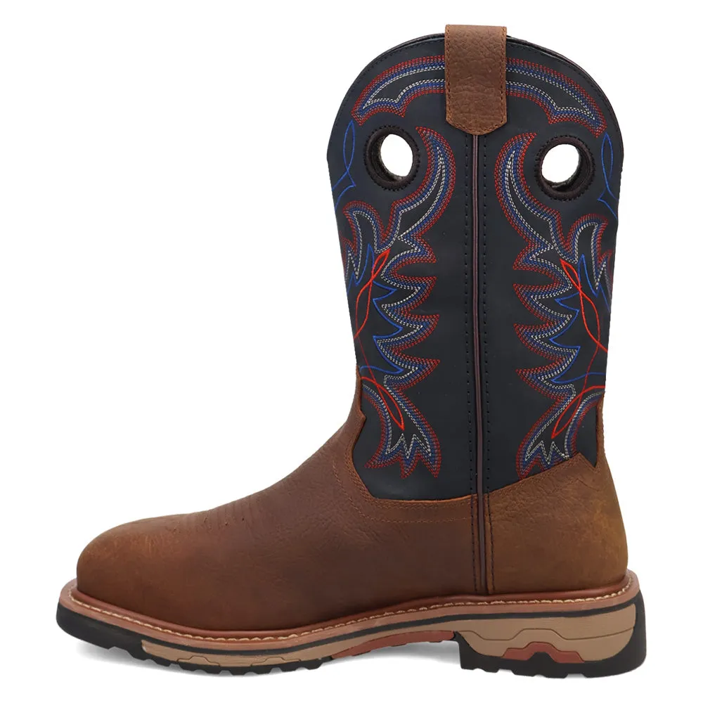 Saddlebred Embroidered Waterproof Steel Toe Work Boots