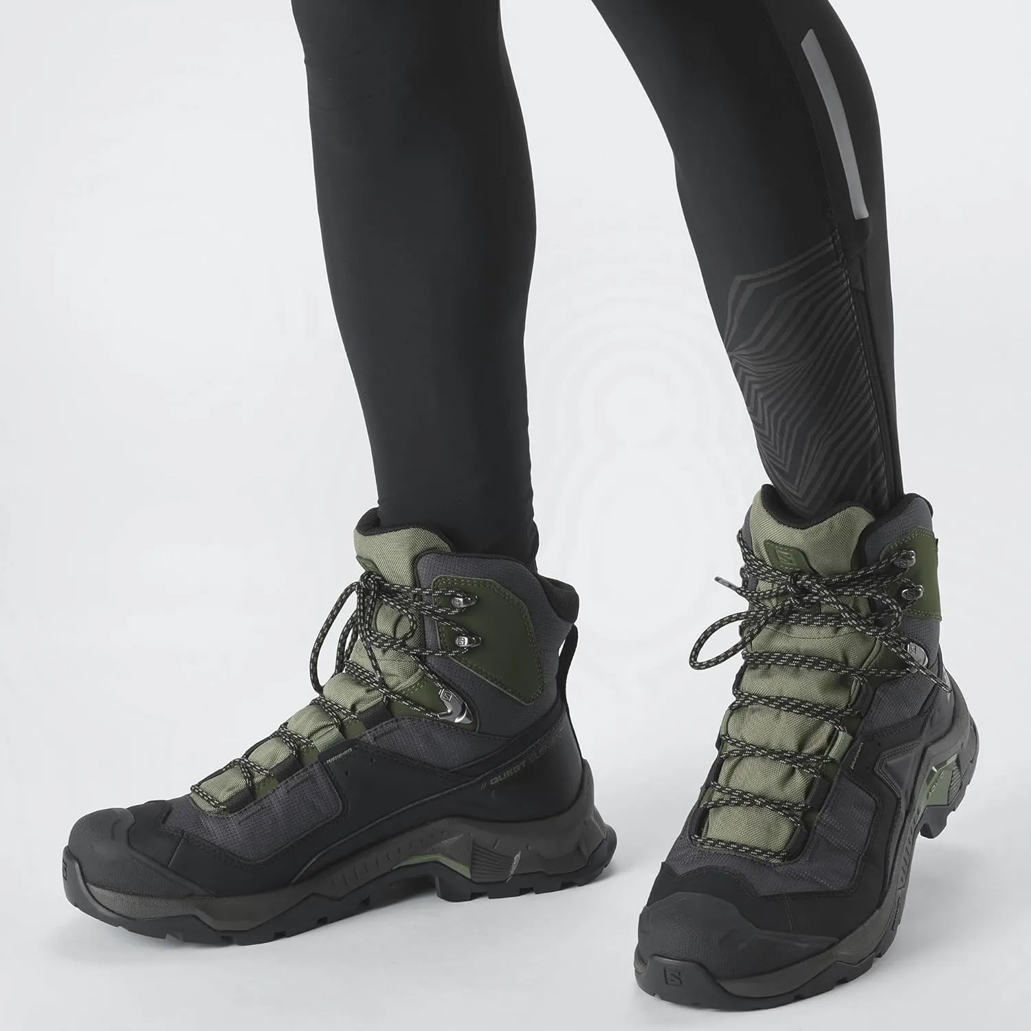 Salomon Men’s Quest Element Gore-Tex, Waterproof Neutral Leather Hiking Boots