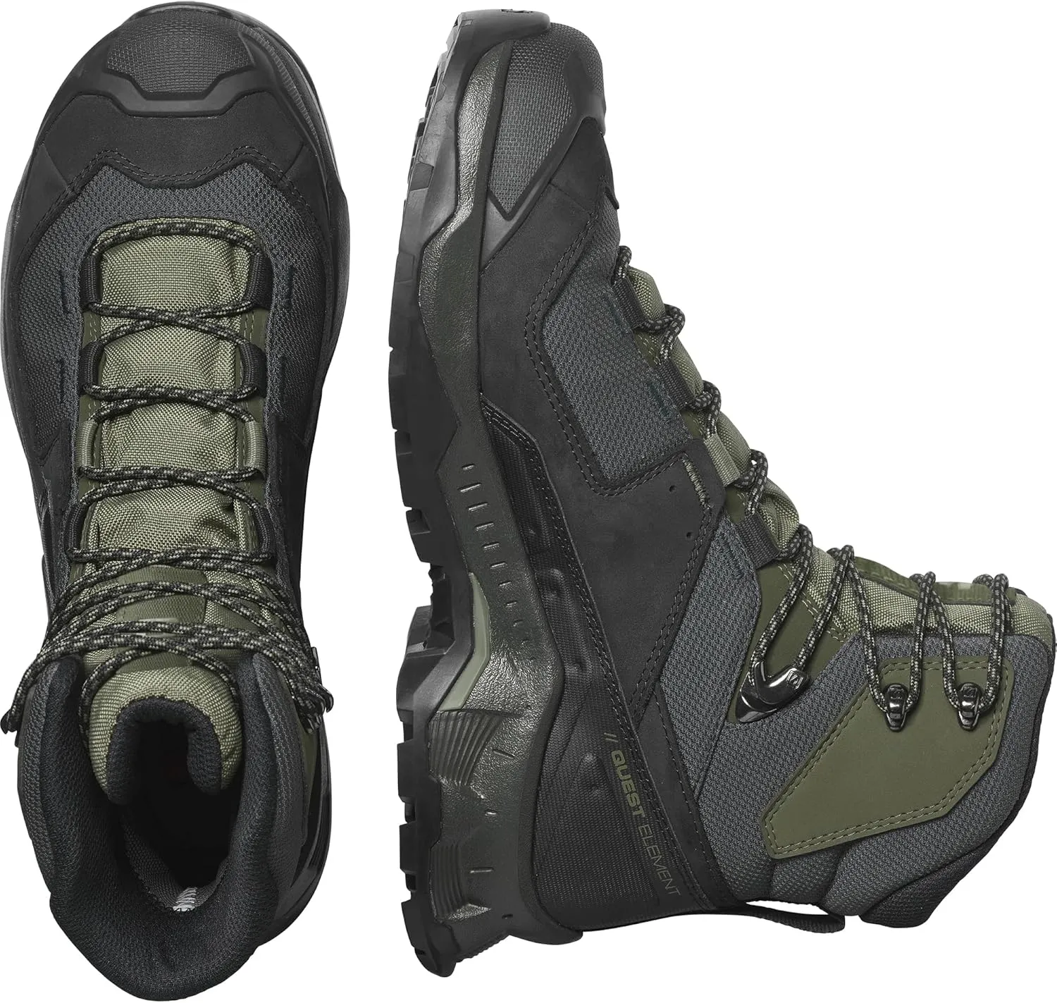 Salomon Men’s Quest Element Gore-Tex, Waterproof Neutral Leather Hiking Boots