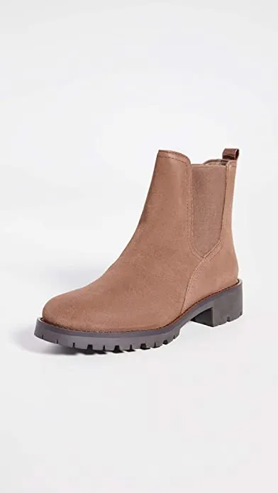 Sam Edelman Women's Jaclyn Ankle Boot, Dark Taupe, 5.5
