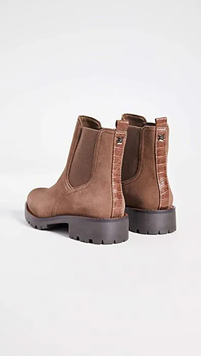 Sam Edelman Women's Jaclyn Ankle Boot, Dark Taupe, 5.5