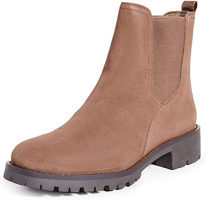 Sam Edelman Women's Jaclyn Ankle Boot, Dark Taupe, 5.5