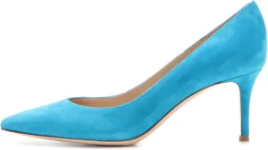 SAMMITOP Women's 6.5cm Classic Kitten Heel Pumps Pointed Toe Mid Heel Dress Shoes