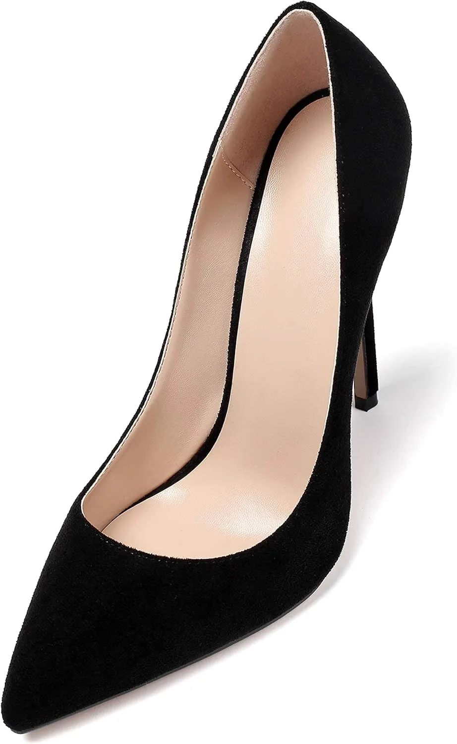 SAMMITOP Women's High Heels Pumps Pointed Toe Stiletto Shoes Slip-on Dress Pump