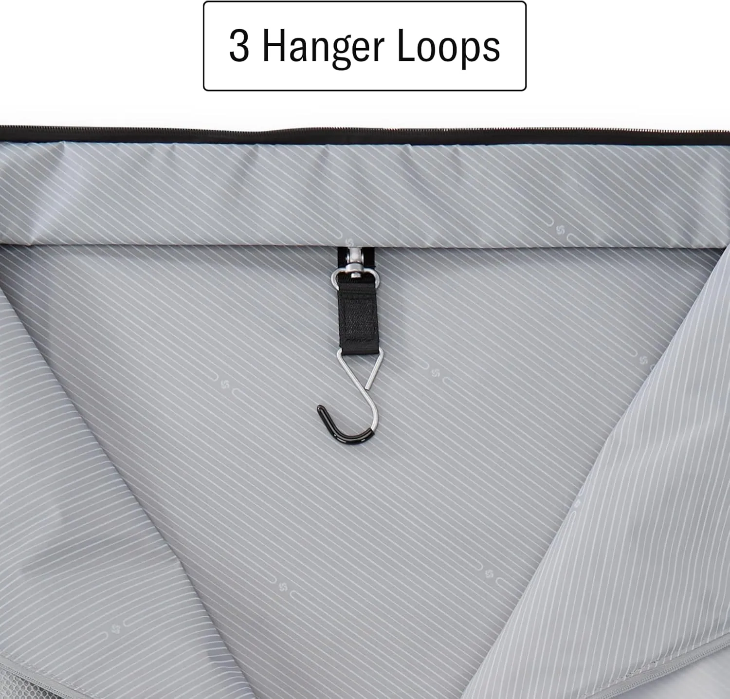 Samsonite UpLIFT 23” Bifold Garment Bag - Includes Wet Pocket and StackIt Strap™ Bi-Fold Bar To Prevent Creases - Tri-Fold Bar Option For Longer Items - Designed For Ultra Light Travel - Black