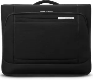 Samsonite UpLIFT 23” Bifold Garment Bag - Includes Wet Pocket and StackIt Strap™ Bi-Fold Bar To Prevent Creases - Tri-Fold Bar Option For Longer Items - Designed For Ultra Light Travel - Black