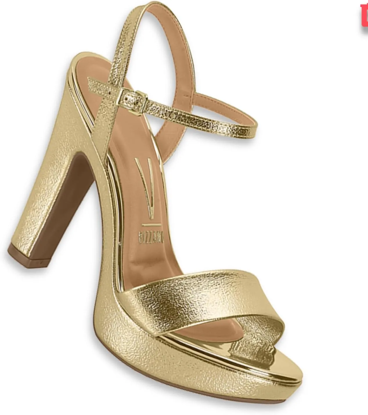 Sandalias Doradas para Mujer Tacones Altos Golden Sandals for Women High Heels