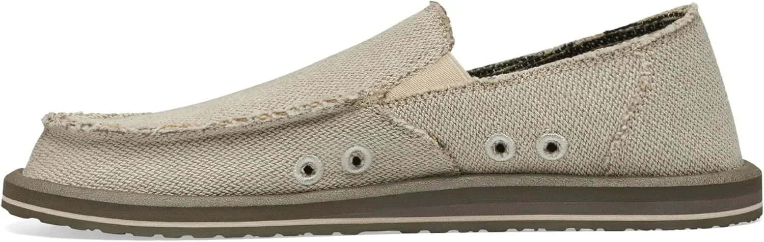 Sanuk Men's Hemp Natural Loafer