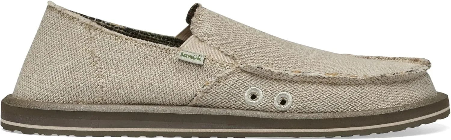Sanuk Men's Hemp Natural Loafer