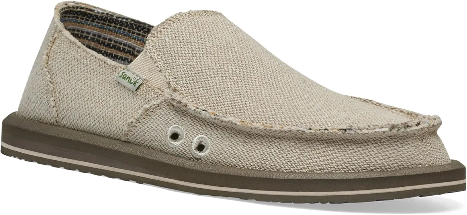 Sanuk Men's Hemp Natural Loafer