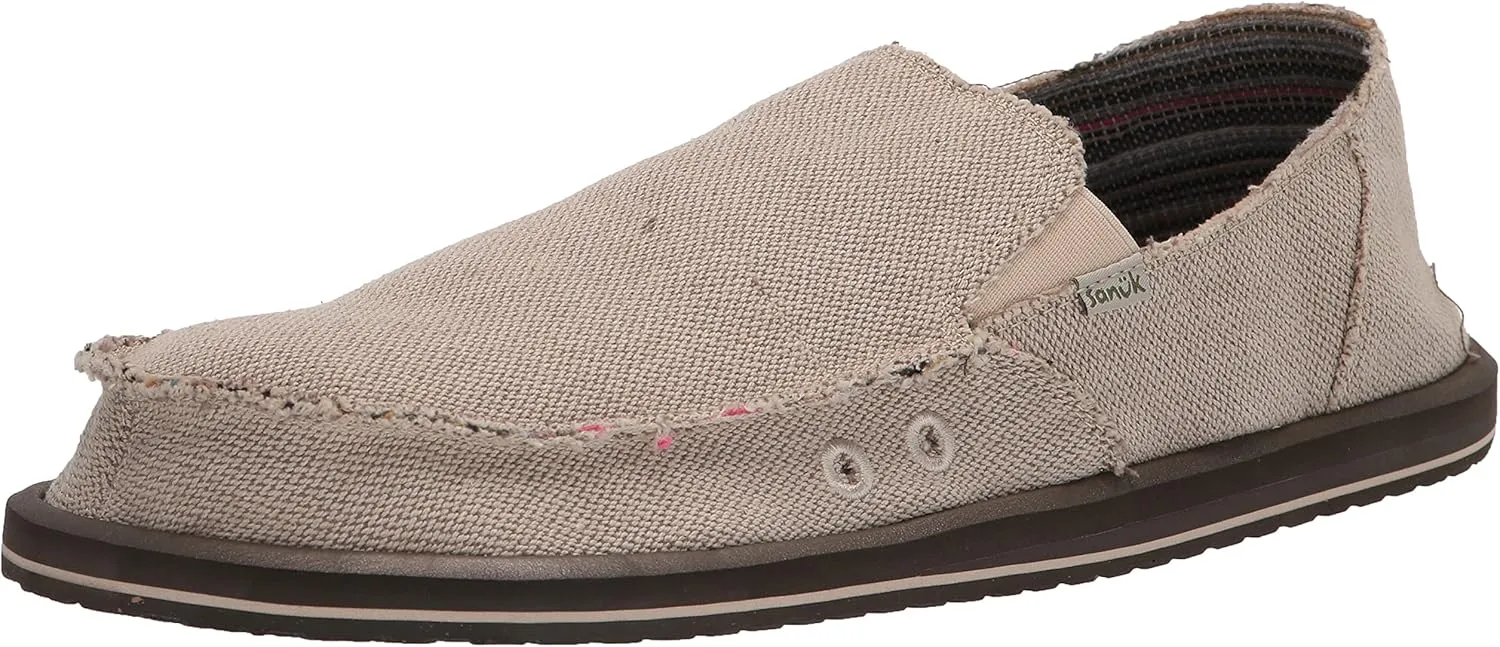 Sanuk Men's Hemp Natural Loafer